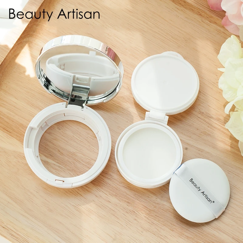 

3pcs/Box Makeup Air Cushion Sponge Puff Dry Wet Dual Use Concealer Foundation Flawless Smooth Powder Cosmetic Puff With Mirror