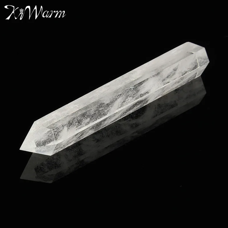 KiWarm Beautiful Large Natural Transparent Natural Clear Quartz Crystal Wands Reiki Healing Gemstone Home Decor DIY Crafts Gift
KiWarm Beautiful Large Natural Transparent Natural Clear Quartz Crystal Wands Reiki Healing Gemstone Home Decor DIY Crafts Gift