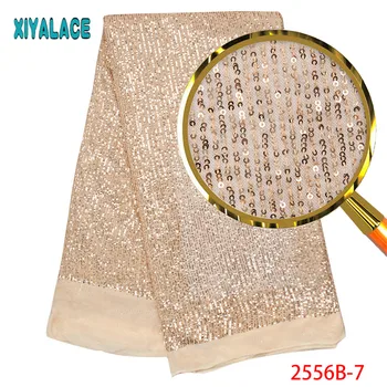 Latest French Tulle Lace Fabric Sequins Fabric Embroidey Lace Trim African Lace For African Nigerian Party Dress PGC2556B-2
Latest French Tulle Lace Fabric Sequins Fabric Embroidey Lace Trim African Lace For African Nigerian Party Dress PGC2556B-2