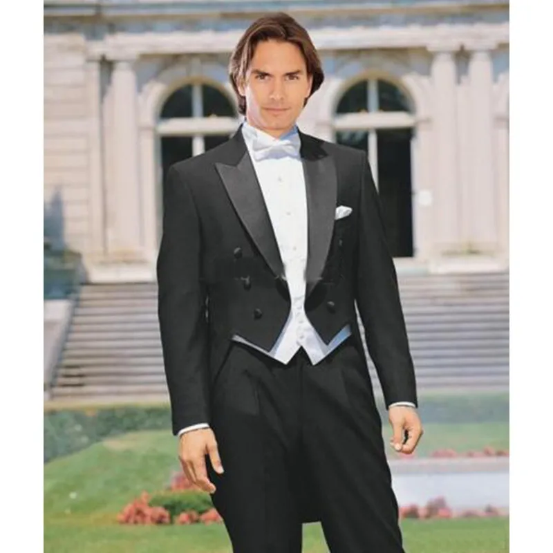 New Design Tailcoat Men Suits For Wedding Prom Stage (Jacket+Pants+Vest) Slim Fit Men Suit Set Bridegroom Best Man Groom Tuxedos
New Design Tailcoat Men Suits For Wedding Prom Stage (Jacket+Pants+Vest) Slim Fit Men Suit Set Bridegroom Best Man Groom Tuxedos