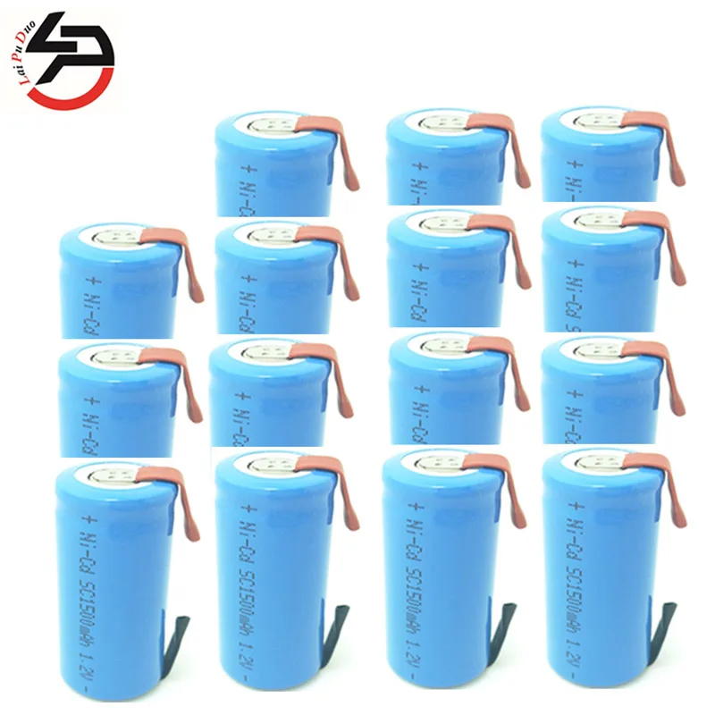 SC Battery Cell Subc Batteria Rechargeable NI-CD 1500mAh 1.2V Power Bank SC Accumulator 15 Pack
SC Battery Cell Subc Batteria Rechargeable NI-CD 1500mAh 1.2V Power Bank SC Accumulator 15 Pack