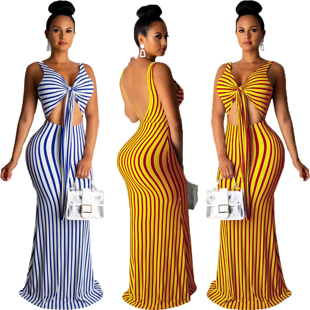 5155 Elegant Wrapped Chest Style Bow Lace Up High Waist Dress Striped Print Bag Hip A-line Floor-length Sexy Women's Clothing
5155 Elegant Wrapped Chest Style Bow Lace Up High Waist Dress Striped Print Bag Hip A-line Floor-length Sexy Women's Clothing