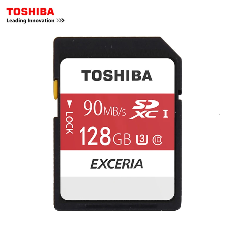 Toshiba SD Memory Card UHS U3 128Gb 90MB/s 600x SDXC Card SD SDXC Card Flash For Digital SLR Camera Camcorder DV
Toshiba SD Memory Card UHS U3 128Gb 90MB/s 600x SDXC Card SD SDXC Card Flash For Digital SLR Camera Camcorder DV