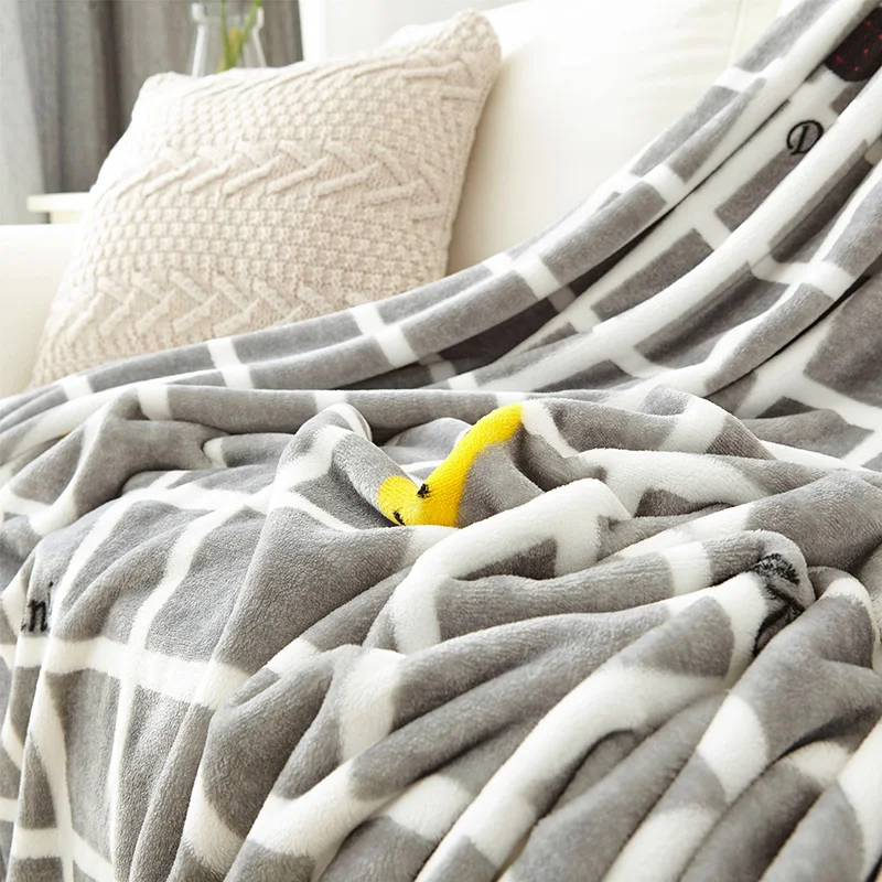 IDouillet Клубника & плед печати мягкий теплый плюш флисовый для кровать диван Твин