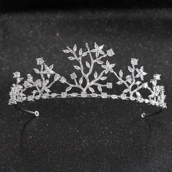 Crystals CZ Cubic Zirconia Wedding Bridal Branch Tiara Diadem Crown Women Prom Hair Jewelry Accessories CH10254
Crystals CZ Cubic Zirconia Wedding Bridal Branch Tiara Diadem Crown Women Prom Hair Jewelry Accessories CH10254