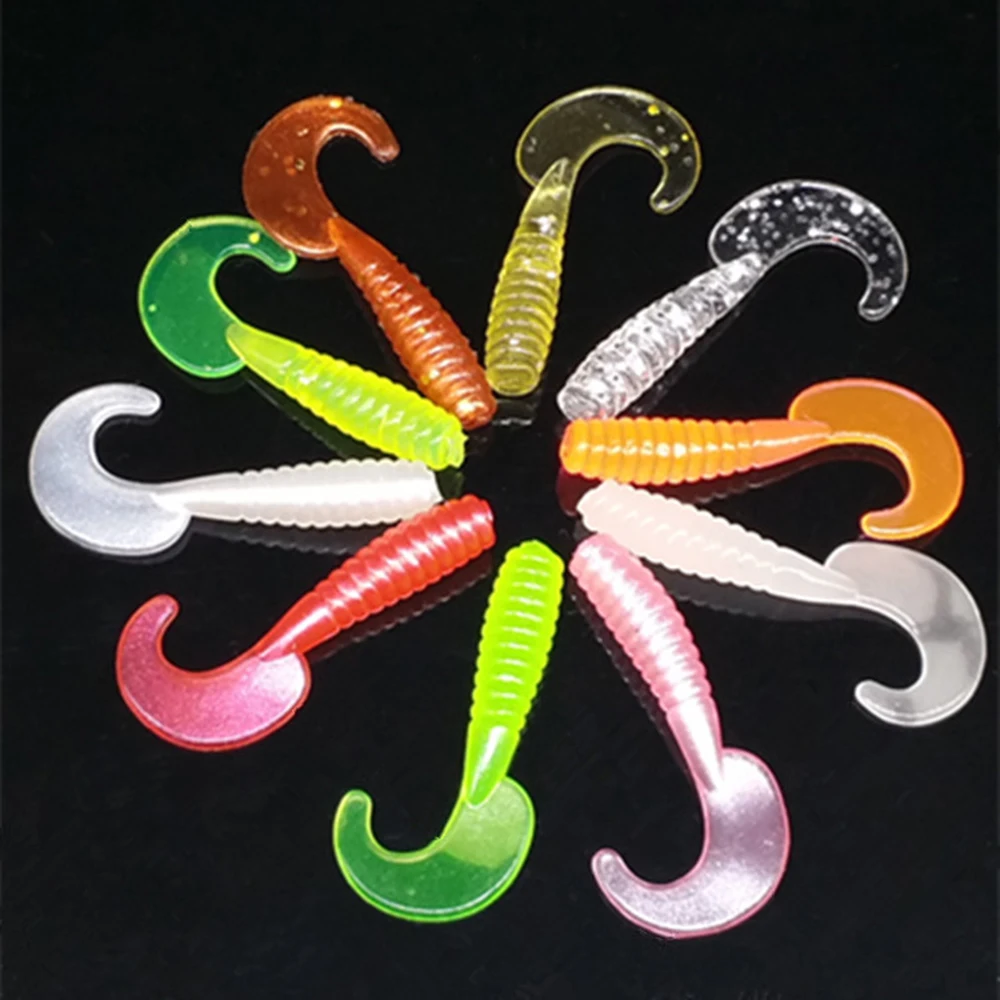10Pcs 5.5cm 1.3g curly tail Fishing Lure Soft Worm Shrimp silicone bait Silicone Fishing Lure Artificial Bait
10Pcs 5.5cm 1.3g curly tail Fishing Lure Soft Worm Shrimp silicone bait Silicone Fishing Lure Artificial Bait