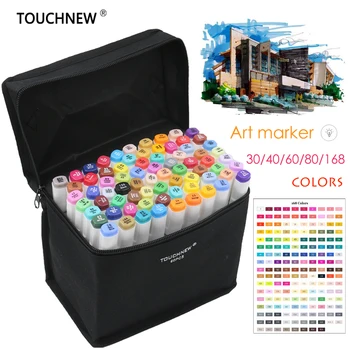 TOUCHNEW 168 Colors Artist Painting Manga Art Marker Pen Head Alcohol Art Sketch Graffiti Fineliner Markers Set Markers Designer
TOUCHNEW 168 Colors Artist Painting Manga Art Marker Pen Head Alcohol Art Sketch Graffiti Fineliner Markers Set Markers Designer
