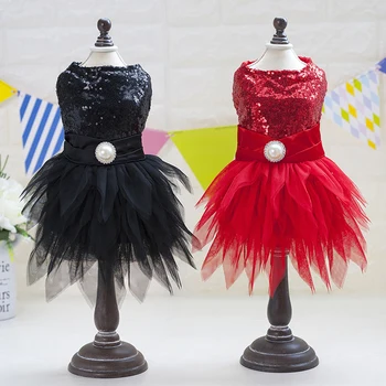 Tangpan Waist Slim Christmas Pet Costume Dog Dance Skirt Satin Camp Party Dress Puppy Pearl Beaded Apparel Clothes
Tangpan Waist Slim Christmas Pet Costume Dog Dance Skirt Satin Camp Party Dress Puppy Pearl Beaded Apparel Clothes