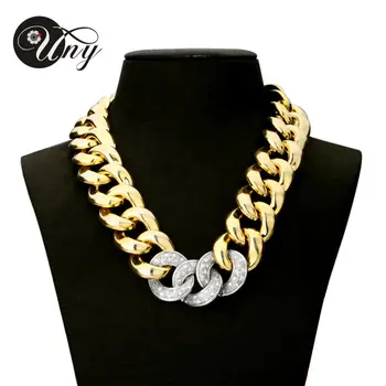 Hot order 1pcs Women Europe and the United States all-match thick Choker Shiny chain necklace Wholesale SALE
Hot order 1pcs Women Europe and the United States all-match thick Choker Shiny chain necklace Wholesale SALE