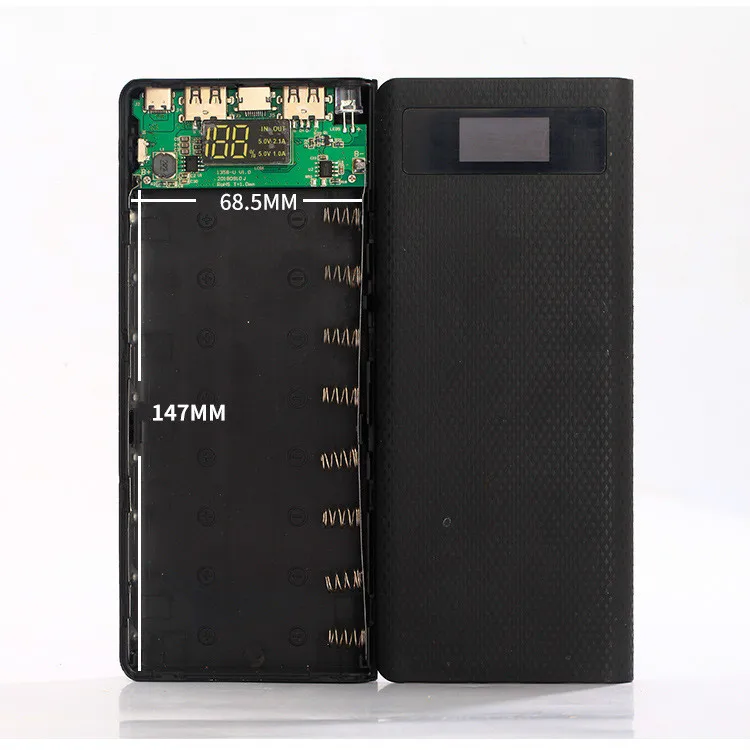 Best Case PCB board welding-free 8 x 18650 mobile power nesting digital display for Power Bank DIY
Best Case PCB board welding-free 8 x 18650 mobile power nesting digital display for Power Bank DIY