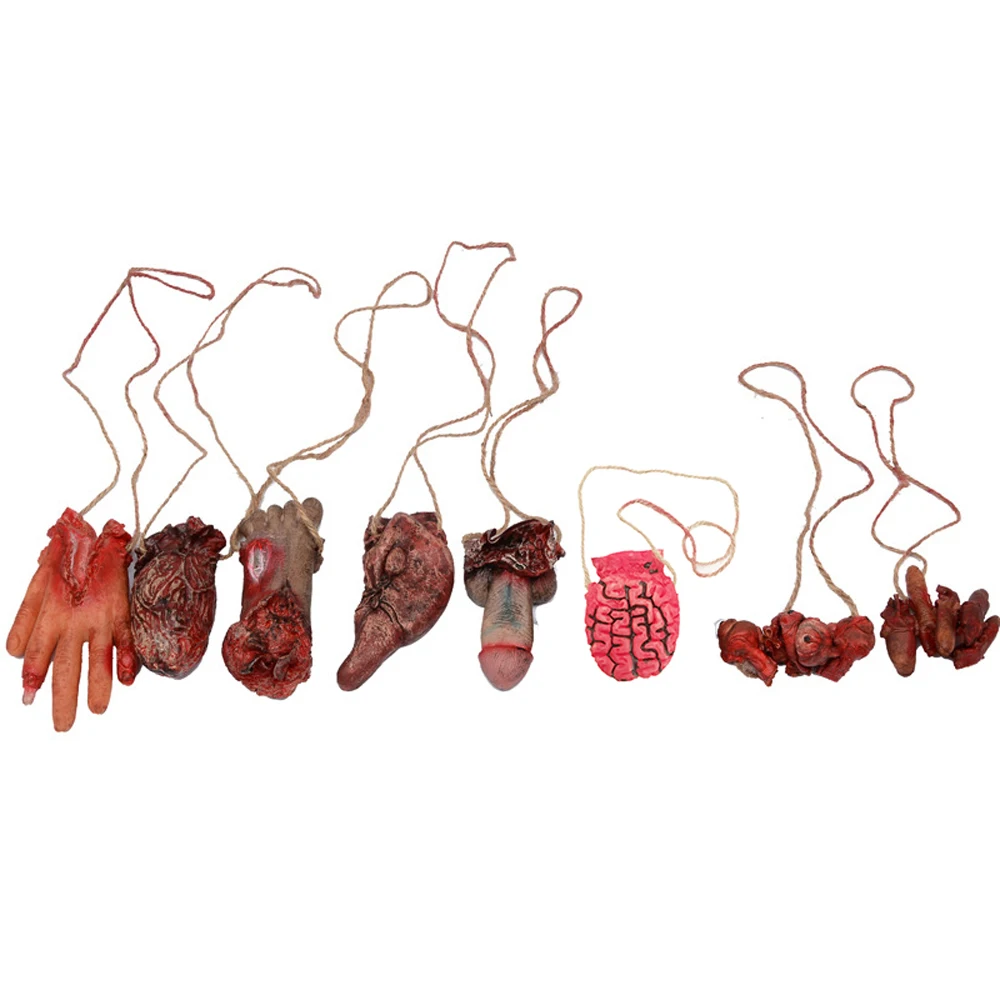 2018 New Simulation Horror Bloody Broken off The Hand Foot Heart Brain Finger Horror Creepy Toys for Halloween Tricky Props
2018 New Simulation Horror Bloody Broken off The Hand Foot Heart Brain Finger Horror Creepy Toys for Halloween Tricky Props