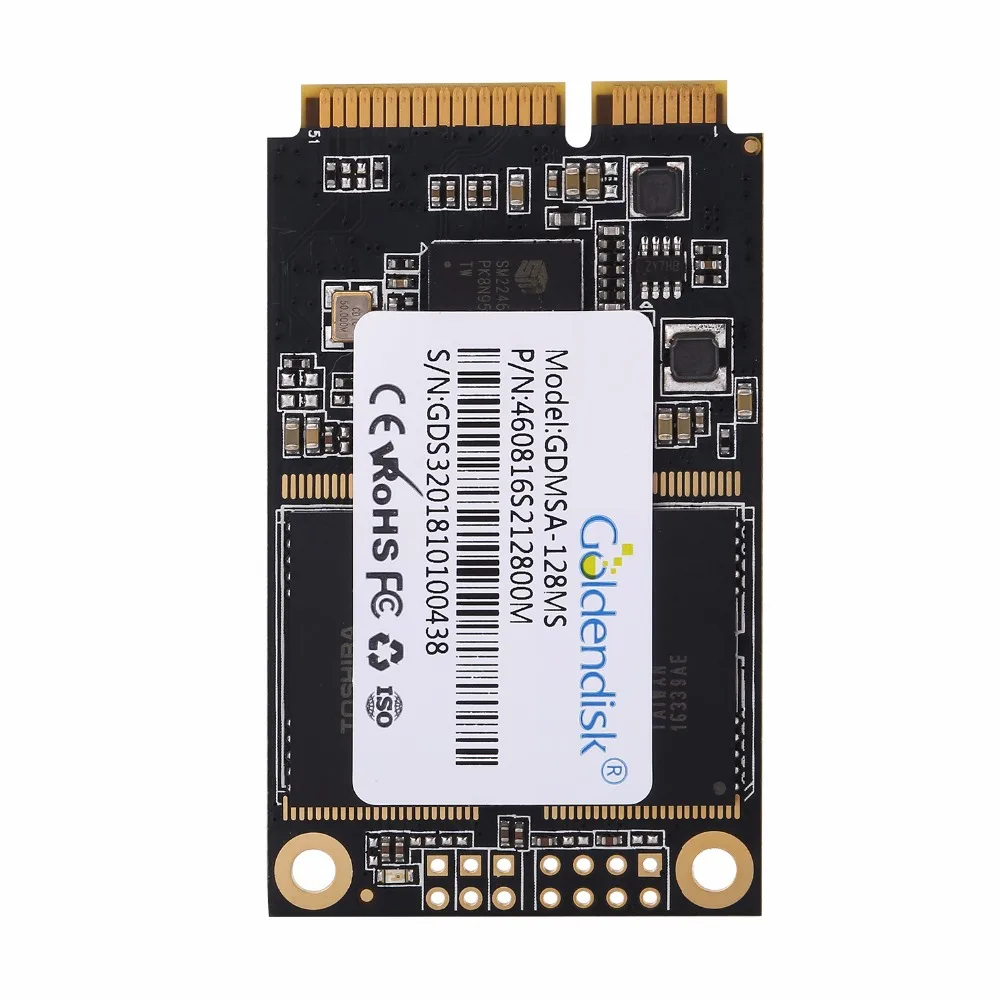 Goldendisk GD Serial High Speed 3.0 MSATA 128GB SATA II III Industrial Control PC,Embedded systems
Goldendisk GD Serial High Speed 3.0 MSATA 128GB SATA II III Industrial Control PC,Embedded systems