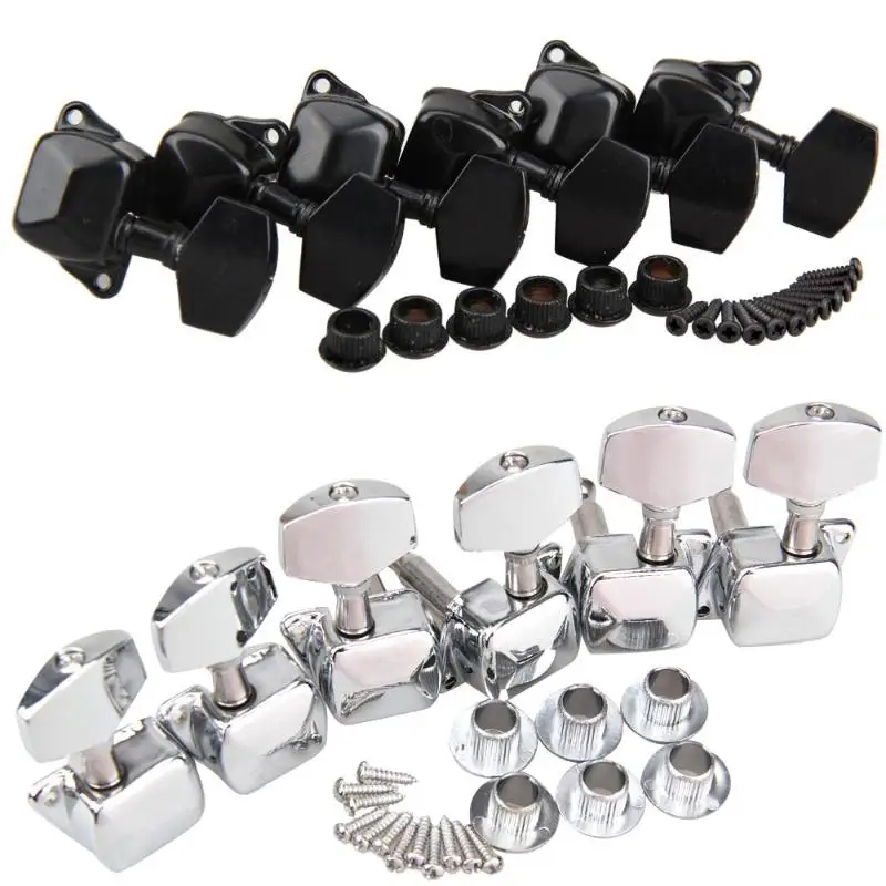 Practical Chrome 3x3 Semiclosed Tuning Pegs Machine Heads for Acoustic Guitar 2 Colors 3 Right + 3 Left Tuning Pegs High Quality
Practical Chrome 3x3 Semiclosed Tuning Pegs Machine Heads for Acoustic Guitar 2 Colors 3 Right + 3 Left Tuning Pegs High Quality