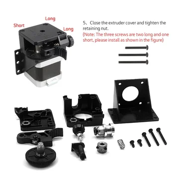 Titan Extruder 3D Printer Parts For E3D V6 Hotend J-head Bowden Mounting Bracket 1.75mm Filament 3:1 transmission ratio
Titan Extruder 3D Printer Parts For E3D V6 Hotend J-head Bowden Mounting Bracket 1.75mm Filament 3:1 transmission ratio