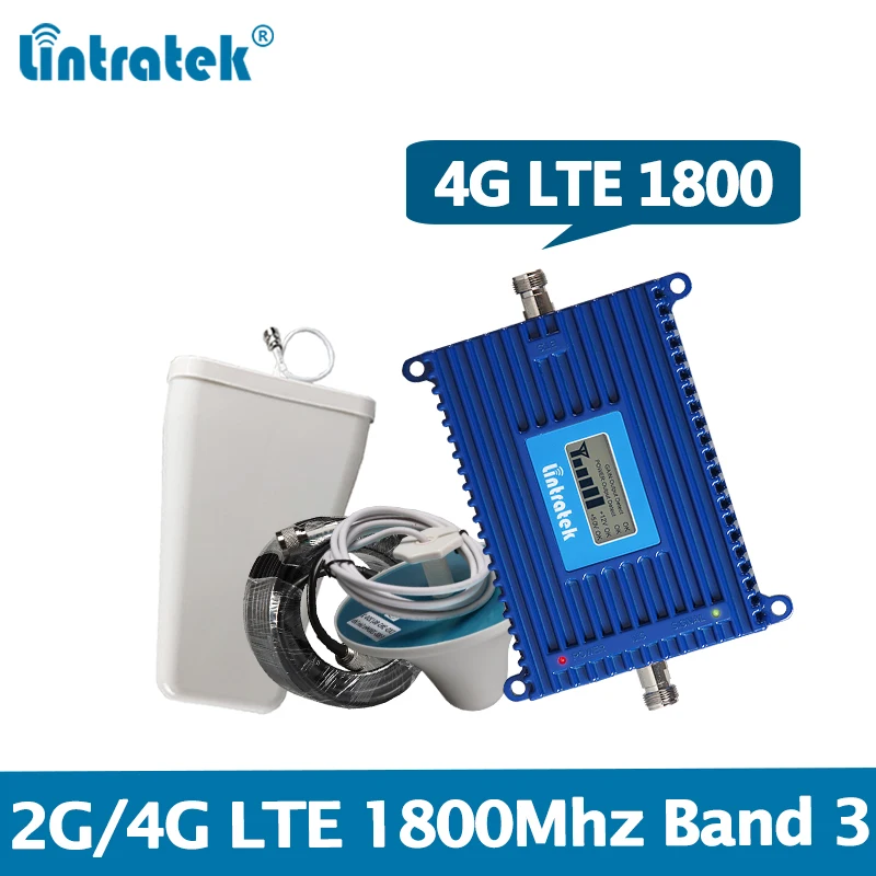 Lintratek 4G Repeater 1800Mhz 4G Booster LTE 1800 Amplifier Band 3 Signal Booster AGC 70dB DCS Repeater 2G/4G 1800 HIGH GAIN @6
Lintratek 4G Repeater 1800Mhz 4G Booster LTE 1800 Amplifier Band 3 Signal Booster AGC 70dB DCS Repeater 2G/4G 1800 HIGH GAIN @6