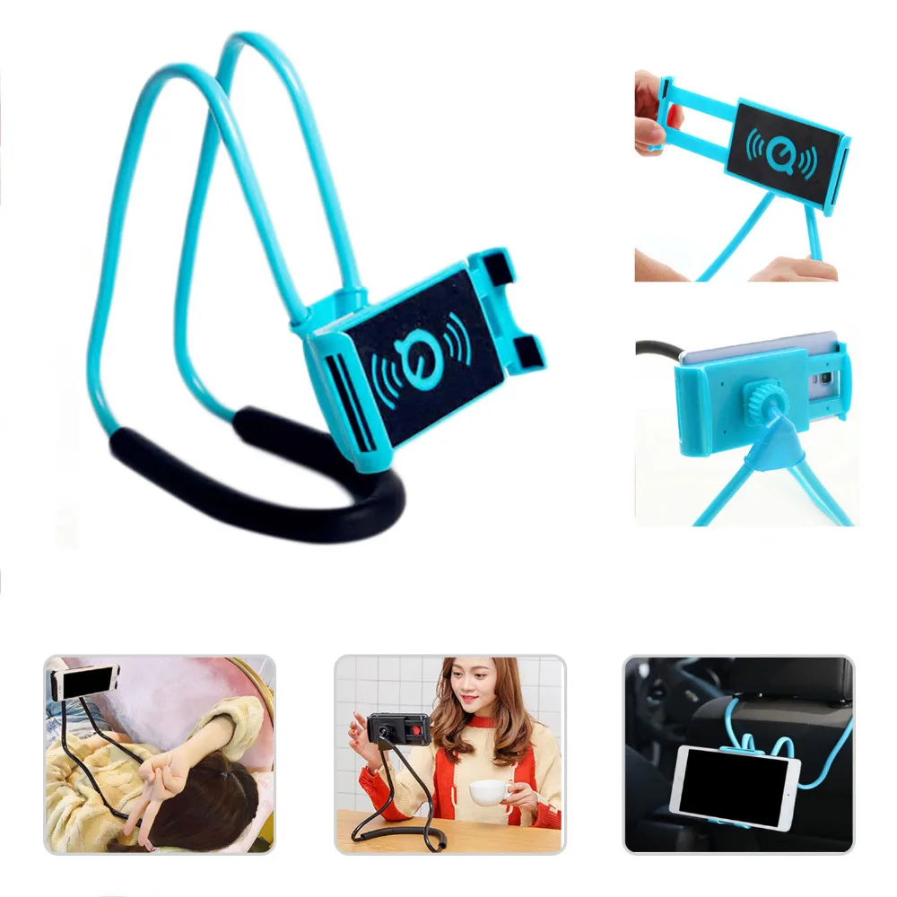 Besegad Portable Flexible Lazy Hang Neck Cellphone Phone Pad Tablet Holder Stand Bracket for iPhone Samsung Note Galaxy Huawei
Besegad Portable Flexible Lazy Hang Neck Cellphone Phone Pad Tablet Holder Stand Bracket for iPhone Samsung Note Galaxy Huawei