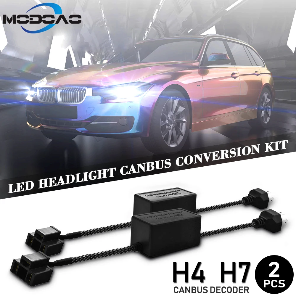 2x H4 H7 EMC Car LED HID Decoder Canceller Canbus Headlight Fog Light DRL IC No Error anti-interference fault canceler filter
2x H4 H7 EMC Car LED HID Decoder Canceller Canbus Headlight Fog Light DRL IC No Error anti-interference fault canceler filter