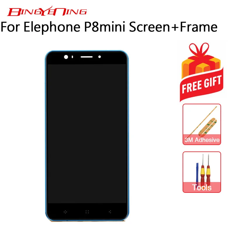 BingYeNing New Original For Elephone P8 Mini Touch Screen+LCD Display+Frame Assembly Replacement
BingYeNing New Original For Elephone P8 Mini Touch Screen+LCD Display+Frame Assembly Replacement