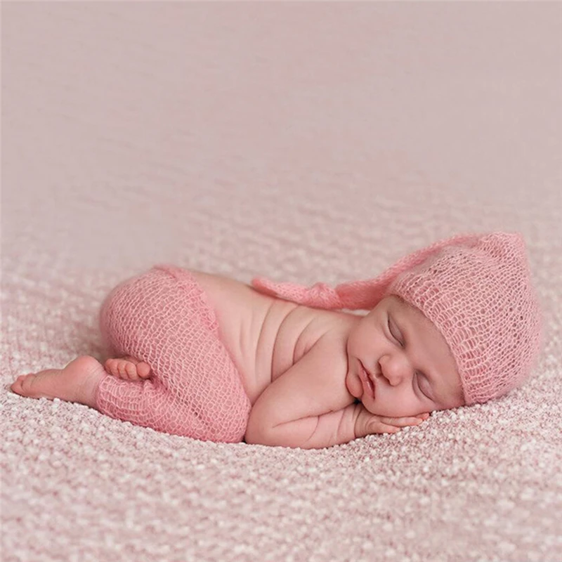Hand-woven Solid Color Baby Crochet Knitted Photo Photography Prop Infant Hat Pants Suits Newborn Photography Accessories mohair
Hand-woven Solid Color Baby Crochet Knitted Photo Photography Prop Infant Hat Pants Suits Newborn Photography Accessories mohair