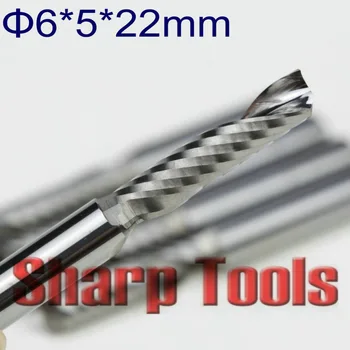 6x5x22MM Single Flute CNC Router Bits Set Solid Carbide End Mill Cutter, Acrylic Slot Cutter Wood Tools CNC End Mill Bits Kit
6x5x22MM Single Flute CNC Router Bits Set Solid Carbide End Mill Cutter, Acrylic Slot Cutter Wood Tools CNC End Mill Bits Kit
