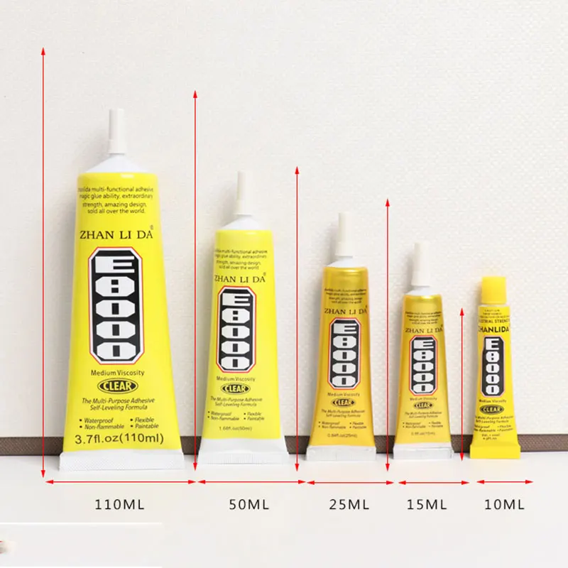 15ml New E8000 Glue for Crafting Earphone DIY Glass Crystal Handicraft Rubber Fixed Glass Gel Hot Sale BetterB-7000 Touch Screen
15ml New E8000 Glue for Crafting Earphone DIY Glass Crystal Handicraft Rubber Fixed Glass Gel Hot Sale BetterB-7000 Touch Screen