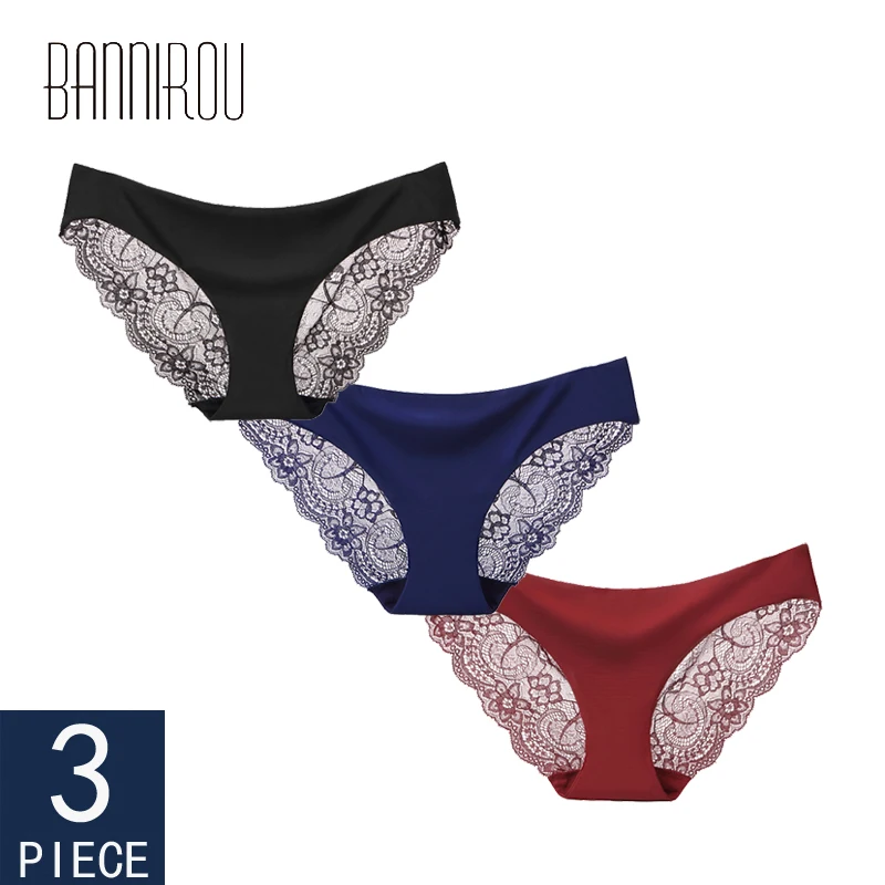 3 Pcs Sexy Lace Panties For Woman Underwear Briefs Solid Female PantyHot Sale Underwear Women Seamless Sexy Lace M-XXL BANNIROU
3 Pcs Sexy Lace Panties For Woman Underwear Briefs Solid Female PantyHot Sale Underwear Women Seamless Sexy Lace M-XXL BANNIROU