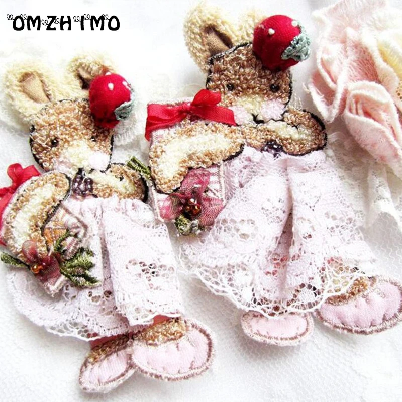 Handmade DIY zakka craft material garment accessories strawberry Peter Rabbit decorative cloth patches
Handmade DIY zakka craft material garment accessories strawberry Peter Rabbit decorative cloth patches