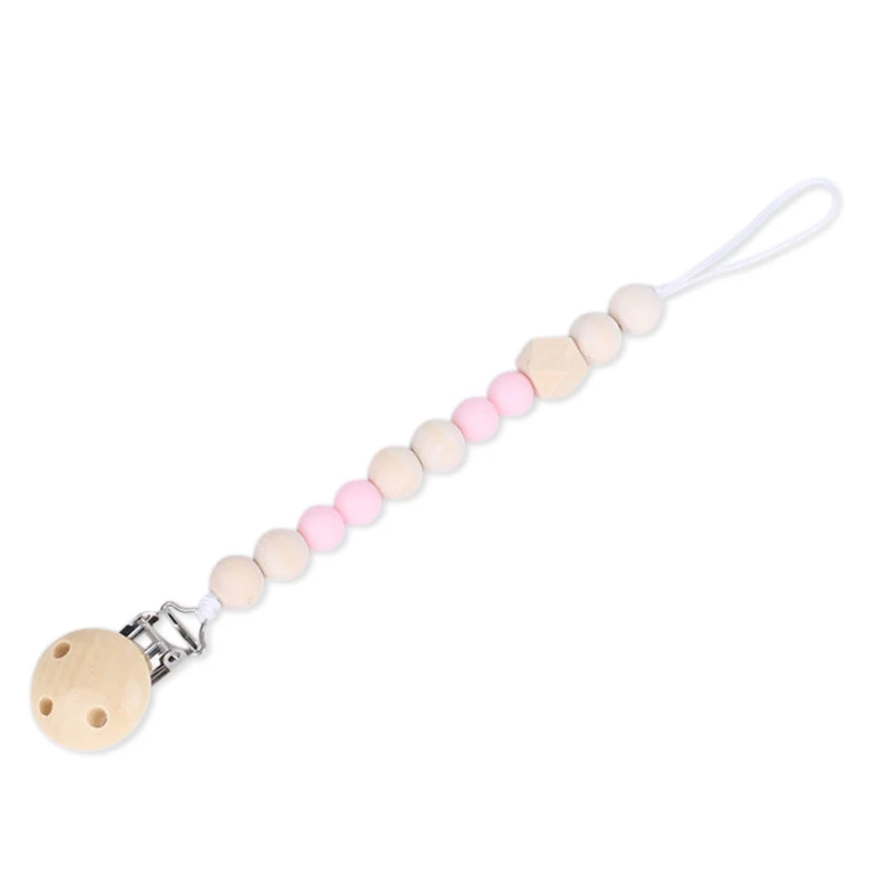 Baby Pacifier Clip Chain Wooden Beads Dummy Clip Safe Teething Chain Baby Teether Eco-Friendly Pacifier Clips Holder Chain Han
Baby Pacifier Clip Chain Wooden Beads Dummy Clip Safe Teething Chain Baby Teether Eco-Friendly Pacifier Clips Holder Chain Han