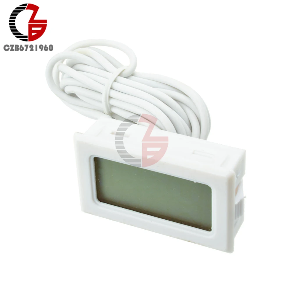 TPM-10 Mini LCD Digital Thermometer Temperature Sensor Meter Thermal Tester Detector Thermostat for Incubator Aquarium 2M Cable
TPM-10 Mini LCD Digital Thermometer Temperature Sensor Meter Thermal Tester Detector Thermostat for Incubator Aquarium 2M Cable