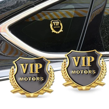 2pcs/set VIP MOTORS 3D Metal Car Chrome Emblem Badge Decal Door Window Body Auto Decor DIY Sticker Car Styling Accessories
2pcs/set VIP MOTORS 3D Metal Car Chrome Emblem Badge Decal Door Window Body Auto Decor DIY Sticker Car Styling Accessories