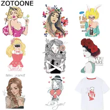ZOTOONE แฟชั่นสาวสติกเกอร์แพทช์สำหรับเด็กเหล็ก(China)