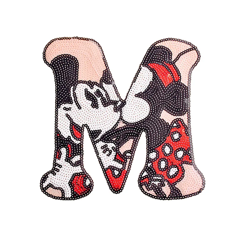 1PCS M Shape Mouse Sequins Fabric Patch Embroidered Iron on Patches For Clothing DIY Decoration Clothes Stickers Applique Badge
1PCS M Shape Mouse Sequins Fabric Patch Embroidered Iron on Patches For Clothing DIY Decoration Clothes Stickers Applique Badge