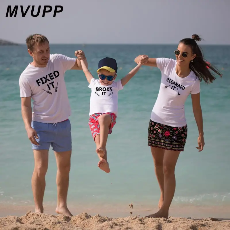fixed cleanaed broke family matching t shirt for mommy and me clothes father son mother daughter outfits mom baby clothing look
fixed cleanaed broke family matching t shirt for mommy and me clothes father son mother daughter outfits mom baby clothing look