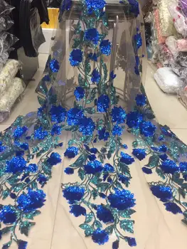 BLUE 2019 high quality sequence French Nigerian sequins net lace,African tulle mesh sequence lace fabric for dress 5yards/lot
BLUE 2019 high quality sequence French Nigerian sequins net lace,African tulle mesh sequence lace fabric for dress 5yards/lot