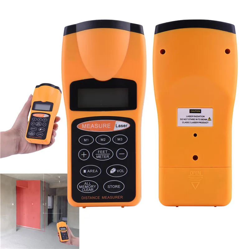 Portable Mini Electronic Handheld Range Finder Ultrasonic Finder Multi-function Laser Distance Tool CP-3007
Portable Mini Electronic Handheld Range Finder Ultrasonic Finder Multi-function Laser Distance Tool CP-3007