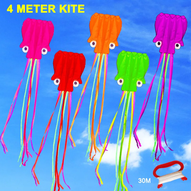 4M Large Kite Easy Fly Stunt Foldable Big Octopus Kite with 30m Flying String M09
4M Large Kite Easy Fly Stunt Foldable Big Octopus Kite with 30m Flying String M09