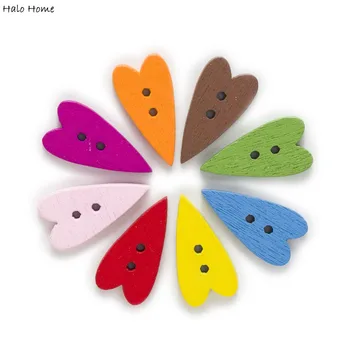 50pcs 2 Hole Mixed Heart Wood Buttons Clothing Sewing Scrapbooking Home Decor 21x11mm
50pcs 2 Hole Mixed Heart Wood Buttons Clothing Sewing Scrapbooking Home Decor 21x11mm