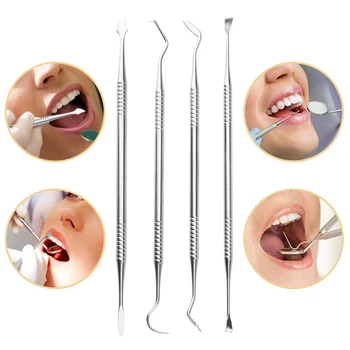 8pcs Oral Care Set Stainless Steel Hygiene Tooth Scraper Plaque Remover Dental Scaler Mouth Mirror Kit
8pcs Oral Care Set Stainless Steel Hygiene Tooth Scraper Plaque Remover Dental Scaler Mouth Mirror Kit