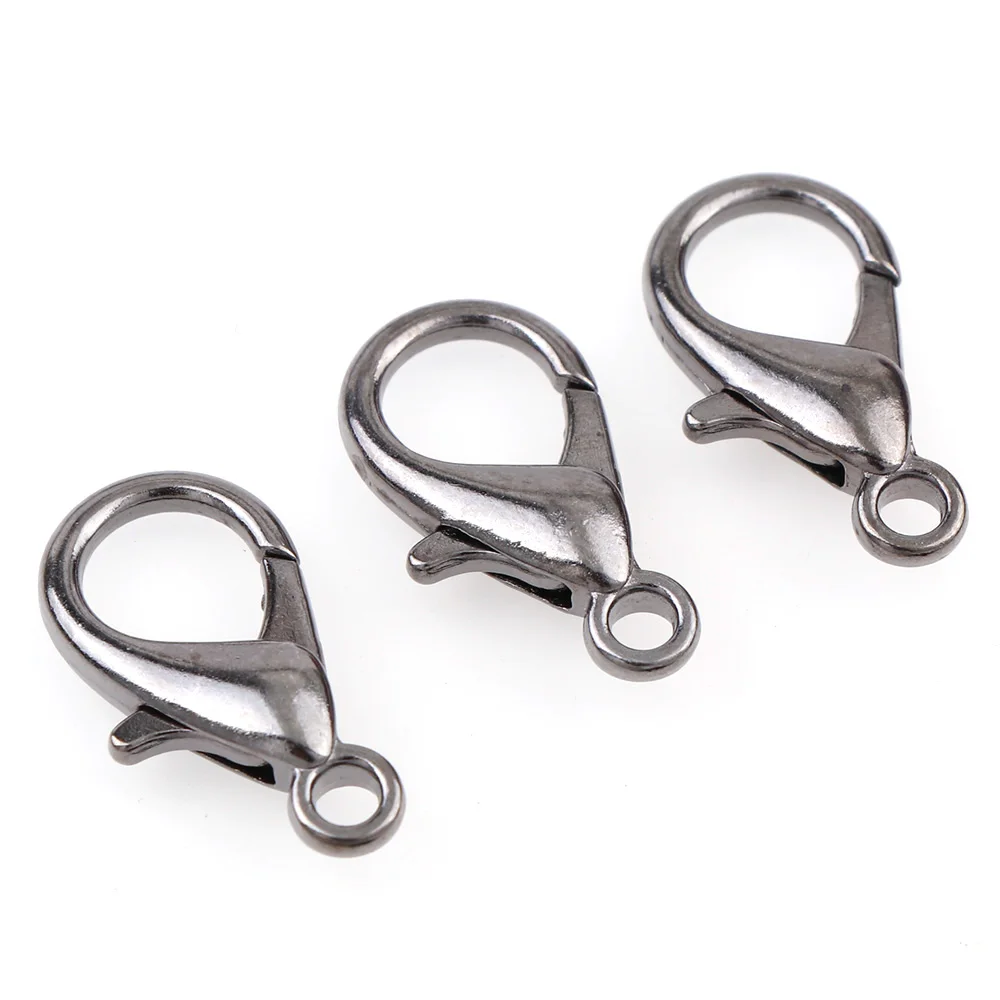 10Pcs 23x12mm Gun Black Lobster Clasps Hook Key Chain Components DIY Jewelry Bracelet Making Accessories
10Pcs 23x12mm Gun Black Lobster Clasps Hook Key Chain Components DIY Jewelry Bracelet Making Accessories