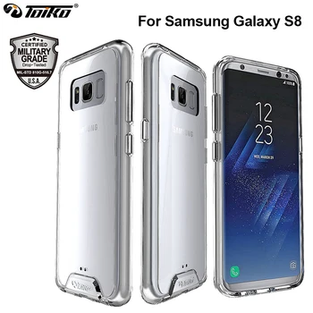 TOIKO Chiron Transparent Hard PC Soft TPU Hybrid Back Covers Shockproof Drop Protection Phone Shell Cases for Samsung Galaxy S8
TOIKO Chiron Transparent Hard PC Soft TPU Hybrid Back Covers Shockproof Drop Protection Phone Shell Cases for Samsung Galaxy S8