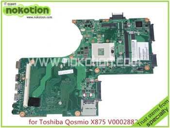 

NOKOTION V000288280 Laptop motherboard for toshiba Qosmio X870 X875 6050A2493501-MB-A02 HM76 HD4000 DDR3 with graphics slot