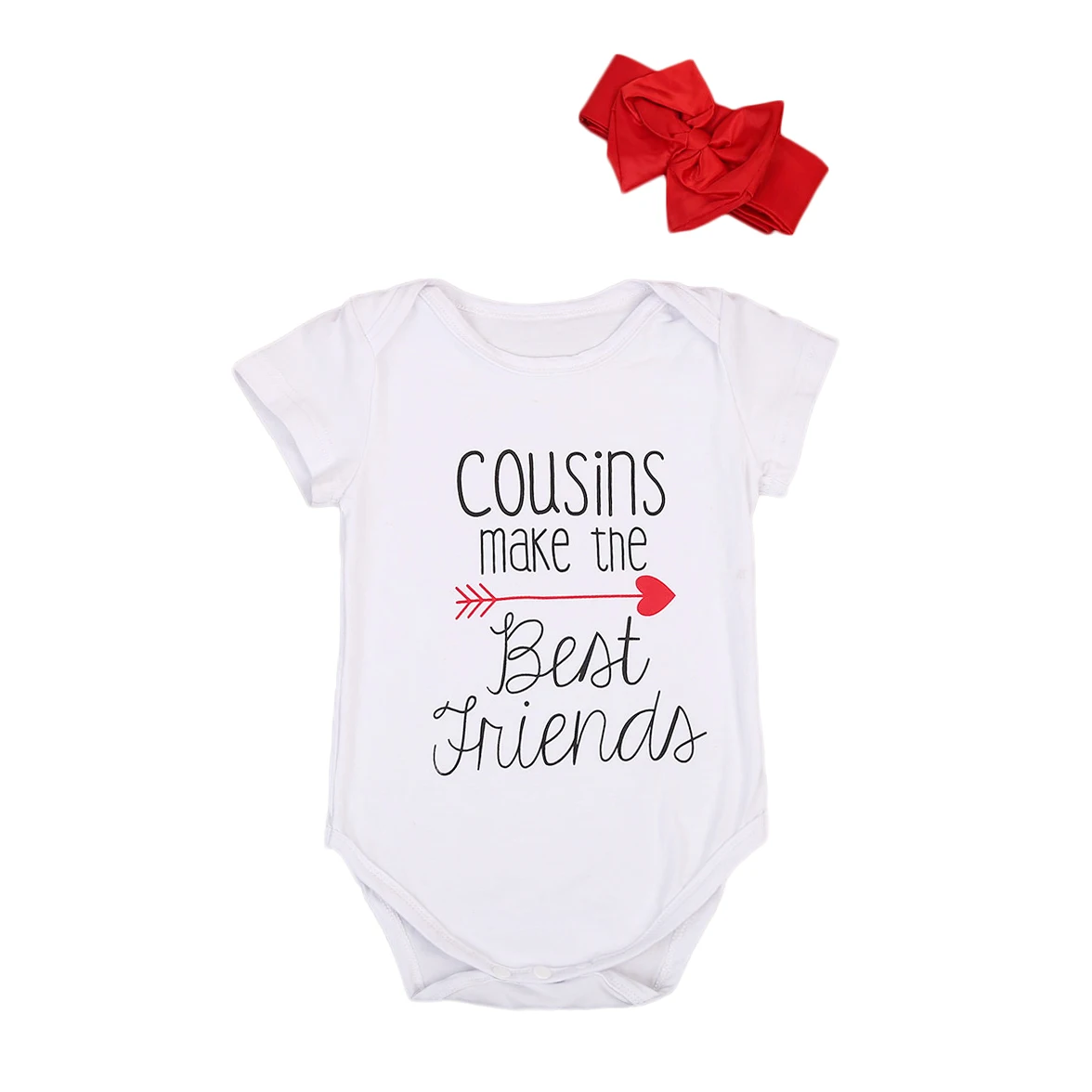 Baby Girls Boy cousins clothing Top Romper+Headband Newborn Infant summer letter Clothes Set 0-24M
Baby Girls Boy cousins clothing Top Romper+Headband Newborn Infant summer letter Clothes Set 0-24M