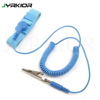 Anti-static Flexible Coiling Strap Grounding Discharge Bracelet Wrist Band Anti Shock Wristband Bracelet With Alligator Clip
Anti-static Flexible Coiling Strap Grounding Discharge Bracelet Wrist Band Anti Shock Wristband Bracelet With Alligator Clip