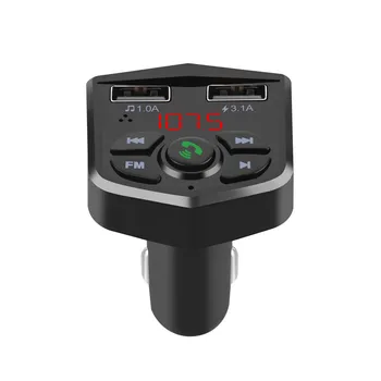 Wireless Bluetooth Handsfree Car Kit FM Transmitter Adapter MP3 Player Dual USB Charger For Huawei P30 Millet 9
Wireless Bluetooth Handsfree Car Kit FM Transmitter Adapter MP3 Player Dual USB Charger For Huawei P30 Millet 9
