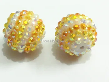 Newest !! 20mm 100pcs/lot AB Effect Candy Corn Stripe Resin Rhinestone Ball Beads,Chunky Beads For Kids Jewelry Making
Newest !! 20mm 100pcs/lot AB Effect Candy Corn Stripe Resin Rhinestone Ball Beads,Chunky Beads For Kids Jewelry Making