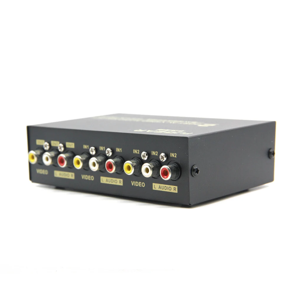 Original 2 Ports Composite RCA AV Swithcer audio video selector switch for STB DVD HDTV
Original 2 Ports Composite RCA AV Swithcer audio video selector switch for STB DVD HDTV
