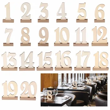 1-20 / pack Wooden party table number tag stand wedding table number holder rustic hessian wedding table decoratio
1-20 / pack Wooden party table number tag stand wedding table number holder rustic hessian wedding table decoratio