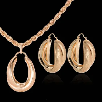 African Wedding Accessories Gifts Rose Color Nigerian Necklaces Jewelry Sets Gold Color Bride Earrings Pendant CE128
African Wedding Accessories Gifts Rose Color Nigerian Necklaces Jewelry Sets Gold Color Bride Earrings Pendant CE128