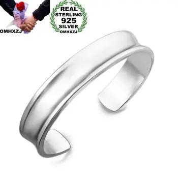 OMHXZJ Wholesale Personality Fashion OL Woman Girl Party Gift Silver Simple 925 Sterling Silver Cuff Bangle Bracelet BR138 
OMHXZJ Wholesale Personality Fashion OL Woman Girl Party Gift Silver Simple 925 Sterling Silver Cuff Bangle Bracelet BR138