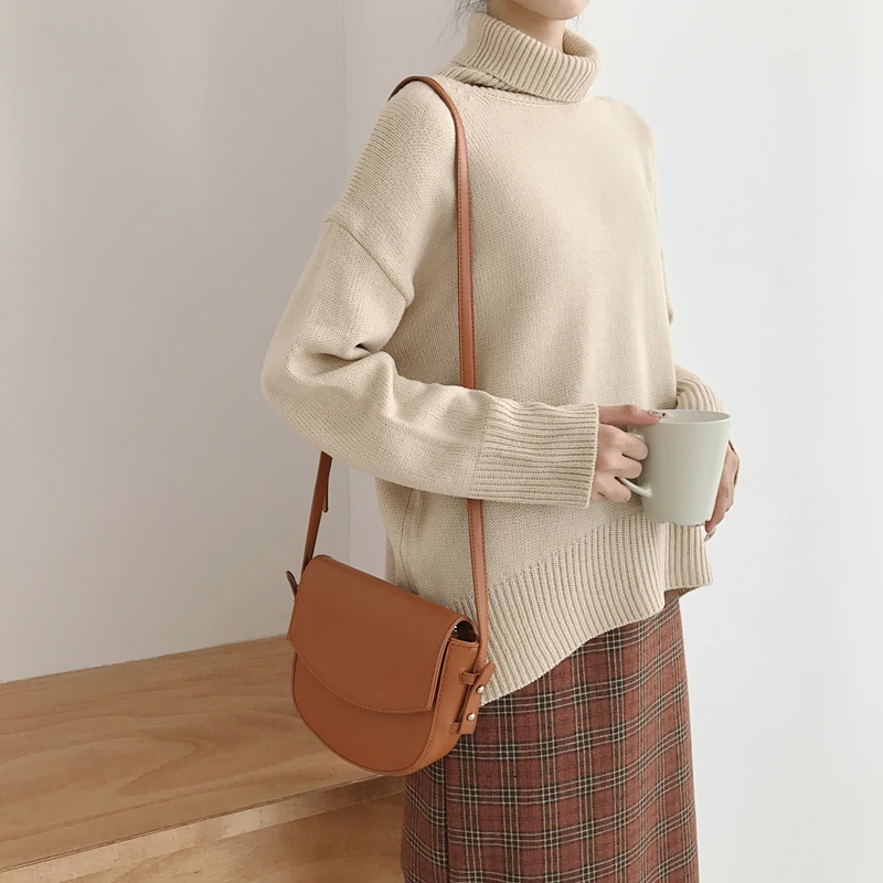 Alien Kitty Lazy Style Chic Casual New Fresh Turtleneck Autumn Thick Simple Knitted Full-Sleeved All Match Sweaters 2 Colors
Alien Kitty Lazy Style Chic Casual New Fresh Turtleneck Autumn Thick Simple Knitted Full-Sleeved All Match Sweaters 2 Colors